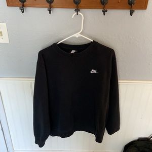 Nike plain black sweater (Size Large)